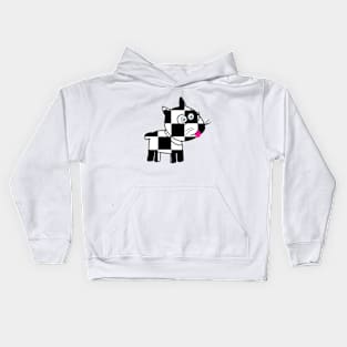 Checkered Doggie Kids Hoodie